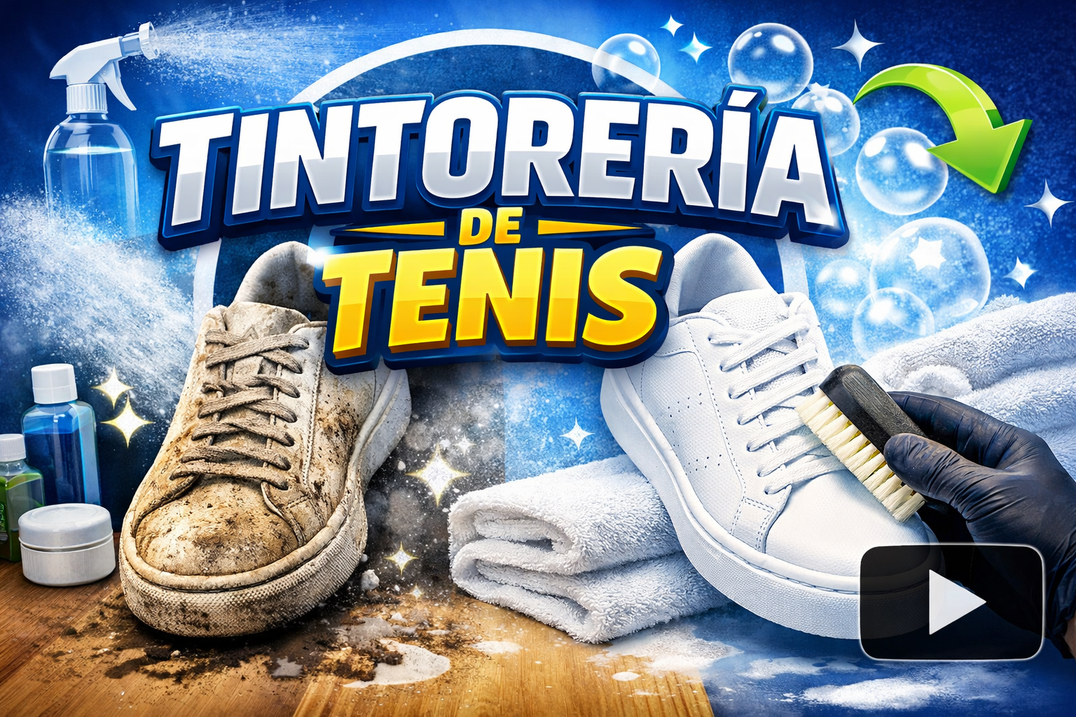 Tintorería de Tenis, Limpieza de Tenis